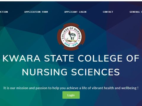 Kwara State College of Nursing Sciences, Oke-Ode Admission Form 2025/2026 is Out