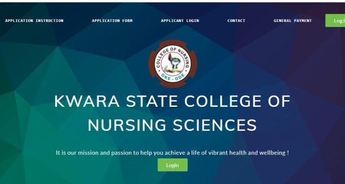 Kwara State College of Nursing Sciences, Oke-Ode Admission Form 2025/2026 is Out