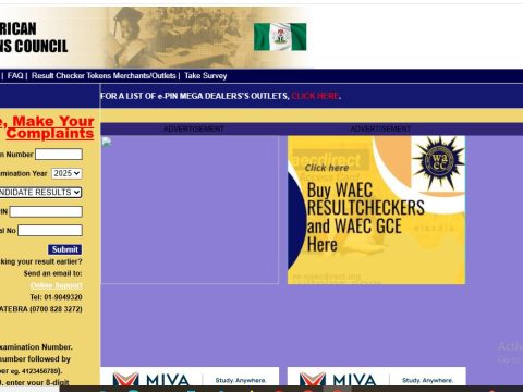 BREAKING: WAEC Releases 2025 SSCE Results