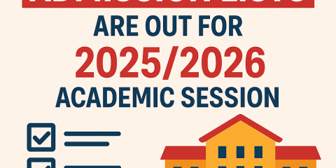 List of Schools Whose Admission Lists Are Out for 2025/2026 Academic Session